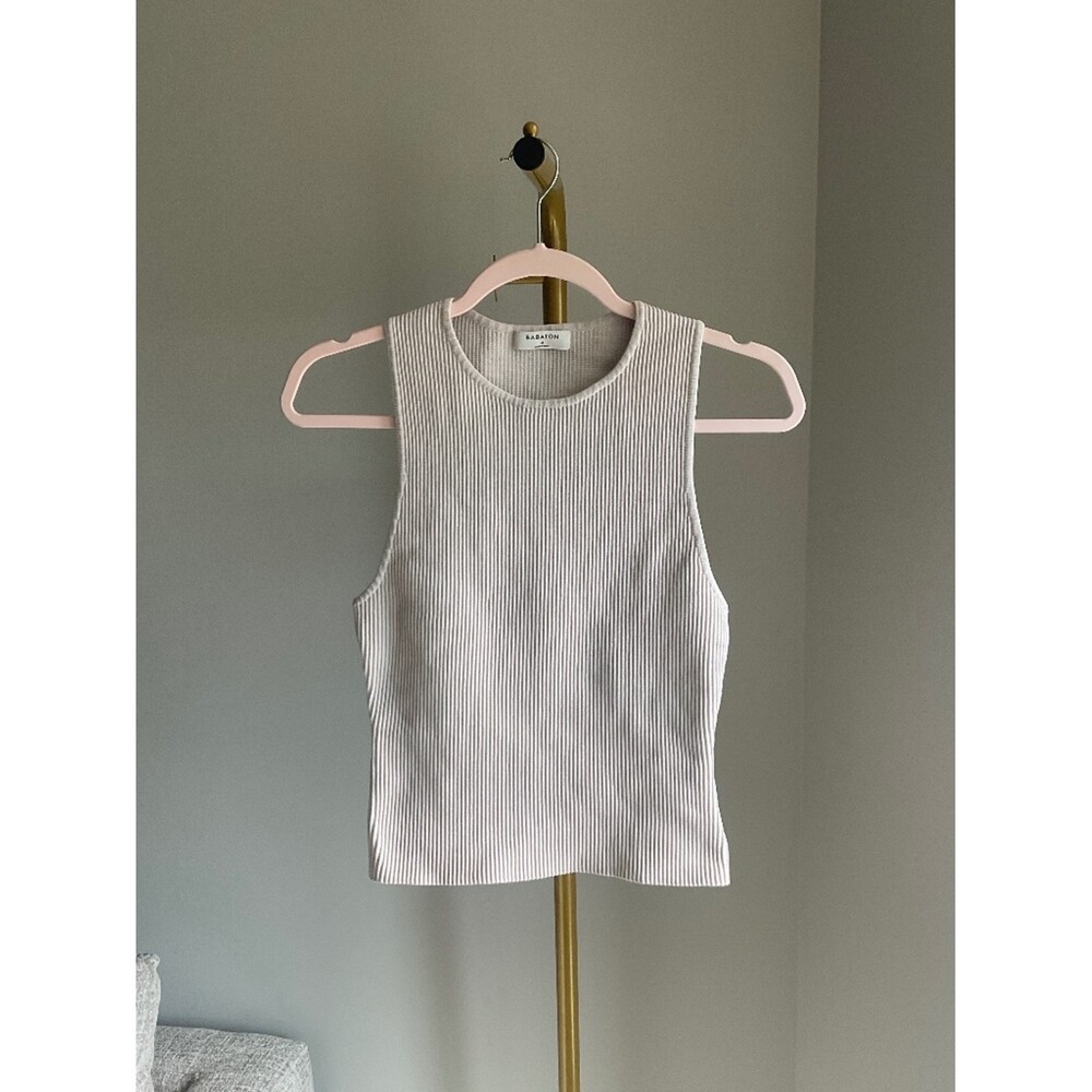 Aritzia Babaton Sculpt Knit Racer Tank